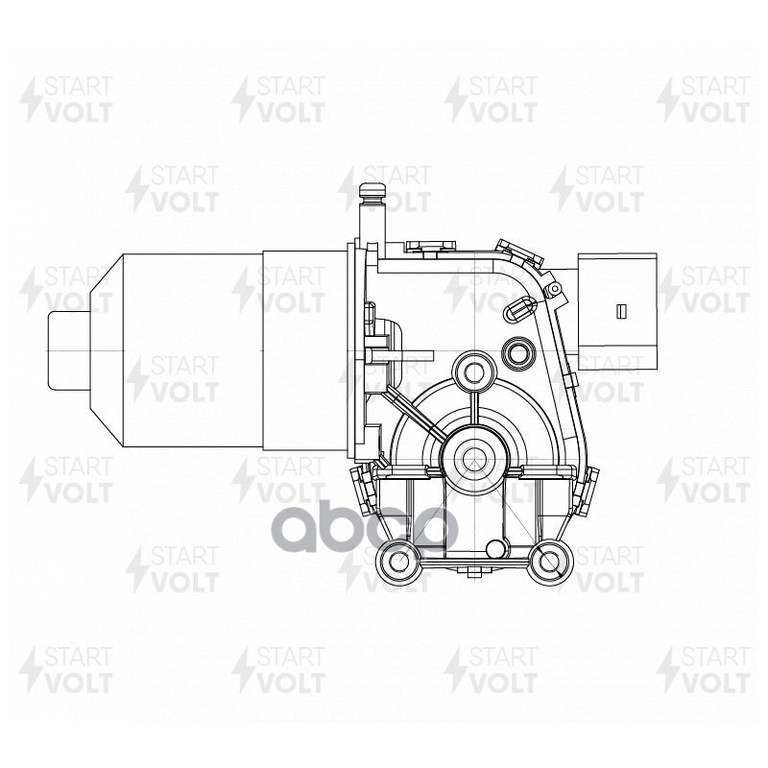 Моторедуктор стеклооч. для а/м Haval F7/F7x (19-) (перед.) (VWF 0565) STARTVOLT арт. VWF0565