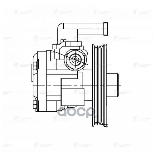 Насос ГУР для а/м Hyundai Tucson (04-)/Kia Sportage II (04-) 2.0i (LPS 0803) LUZAR арт. LPS0803