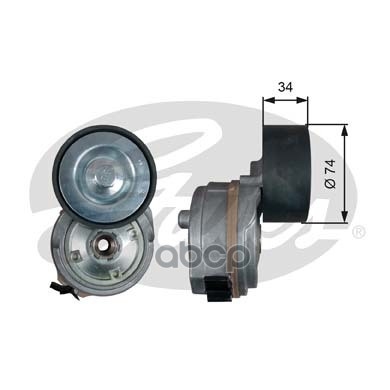 Натяжной ролик привода вспомогательных агрегатов FleetRunner® Gates арт. T38694