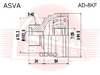 ШРУС VAG A4 2008< 2,7TDI/A5 2007< 2,7TDI/A6 2011< TDI/A8 2009< TDI ASVA арт. AD8KF
