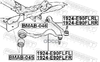 Рычаг передний нижний правый Febest арт. 1924E90FLFR