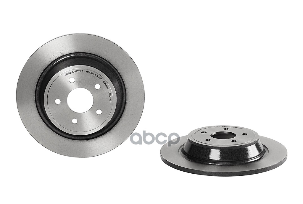 Диск тормозной задний невентилируемый 316мм Brembo арт. 08N25821