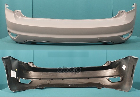 Бампер задн грунт серый FORD: FOCUS 07- TYG арт. FD04326BA