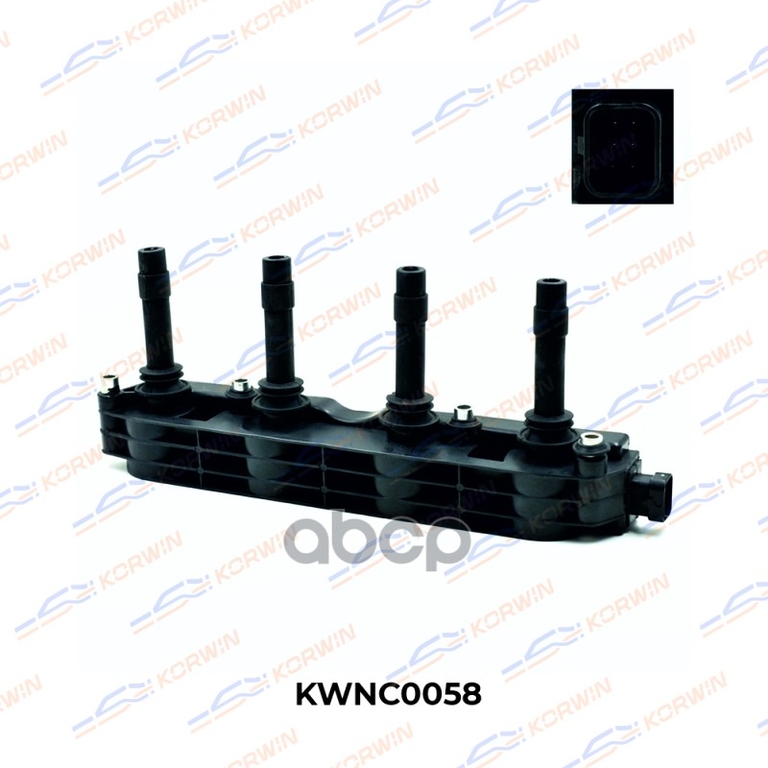 Катушка зажигания Opel Astra/Vectra KORWIN арт. KWNC0058