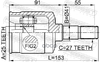 Шрус внутренний 25X41X27 Febest арт. 1211EFMT