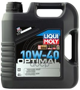 LIQUI MOLY Масло Моторное Полусинтетическое Optimal 10W40 Sl/Cf, A3/B3 4Л