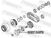 Фланец раздаточной коробки Febest арт. 0282FD40PS