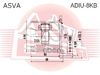ШРУС ВНУТРЕННИЙ AUDI A4 /Q5 24X104 ASVA арт. ADIU8KB
