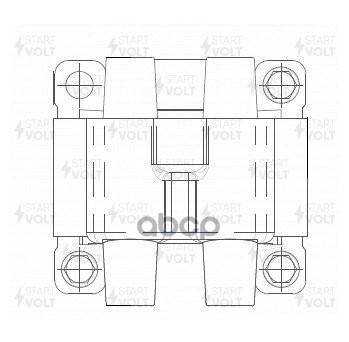 Катушка зажигания для а/м Subaru Outback (03-)/Legacy (03-) 2.5i (SC 1910) STARTVOLT арт. SC1910