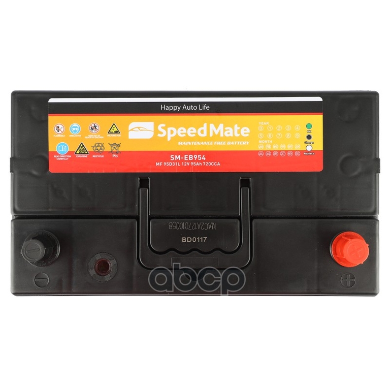 Аккумулятор Excell 12V 95Ah 720A 306x173x222 [-+] SpeedMate арт. SMEB954