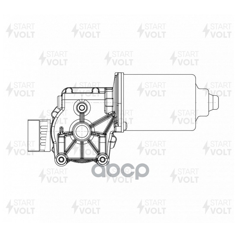 Моторедуктор стеклооч. для а/м Geely Atlas Pro (19-) (перед.) (VWF 0568) STARTVOLT арт. VWF0568