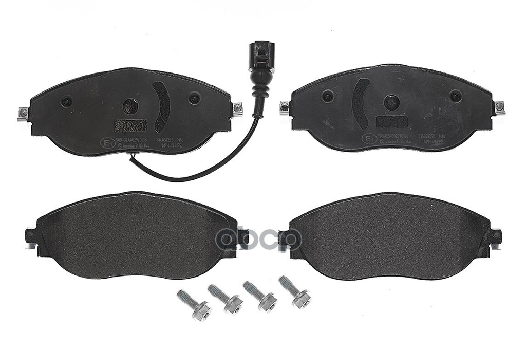Колодки тормозные дисковые передние AUDI A3 (8V1, 8VK) 04/12-> / AUDI A3 Convertible (8V7, 8VE) 10/13-> / AUDI A3 Limousine (8VS, 8VM) 05/13-> / AUDI A3 Sportback (8VA, 8VF) 09/ Brembo арт. P85144