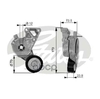 Натяжитель приводного ремня VAG 1.4-2.0 95- Gates арт. T38148