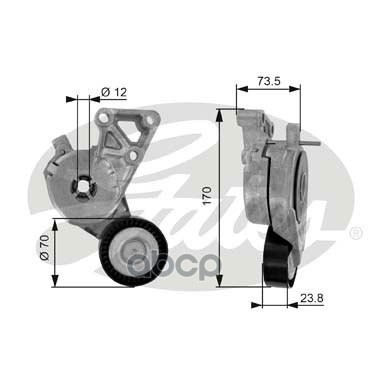 Натяжитель приводного ремня VAG 1.4-2.0 95- Gates арт. T38148