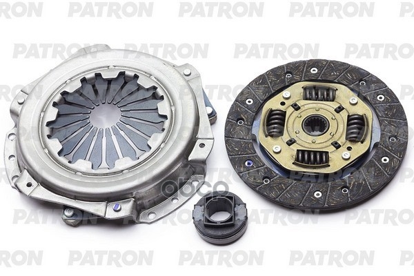 Комплект сцепления (3P) CITROEN: C2 1.1/ 1.4i 03-, C3 1.1/ 1.4i 02-, PEUGEOT: 1007 1.4i 05-, 207 1.4i 06-, 307 1.4i 00- PATRON арт. PCE0143