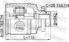 Шрус внутренний правый 24X42X26 Febest арт. 2211NS20RH