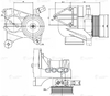 Насос ГУР для а/м Fiat Ducato (06-) 2.3JTD (LPS 1602) LUZAR арт. LPS1602