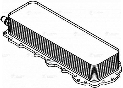 Радиатор масл. для а/м Land Rover Range Rover (02-)/(12-) 5.0i [508PS] (LOc 1015) LUZAR арт. LOC1015