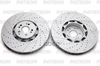 Диск тормозной пер. MERCEDES-BENZ GLS-class (X167) (d=400 mm) 19- (+перф/слот) PATRON арт. PBD1309DR