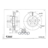 Диск тормозной передний TOYOTA Camry 17->/Rav4 18-> GANZ арт. GIJ06230