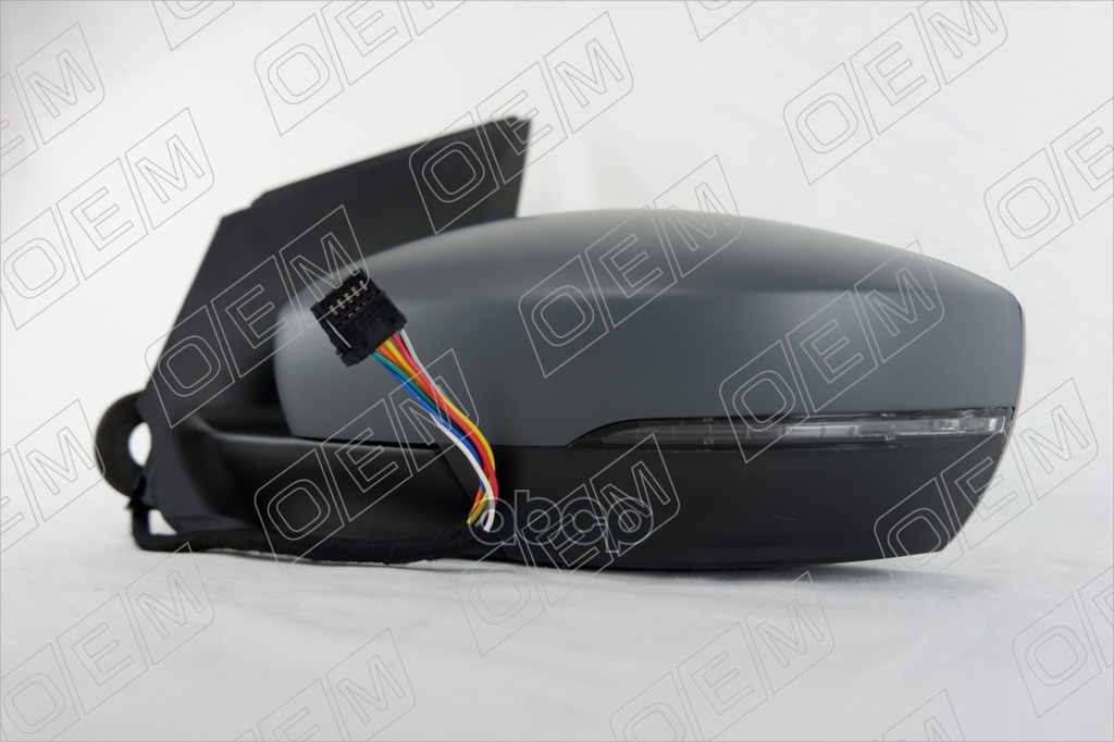 Зеркало левое Volkswagen Polo sedan 5 (2010-2020) 8 контактов, под повторитель O.E.M. арт. OEM0105ZL