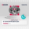 Тормозной диск передн. Haval F7 19- / F7x 19- / H6 Coupe 15- MARSHALL арт. M2000752