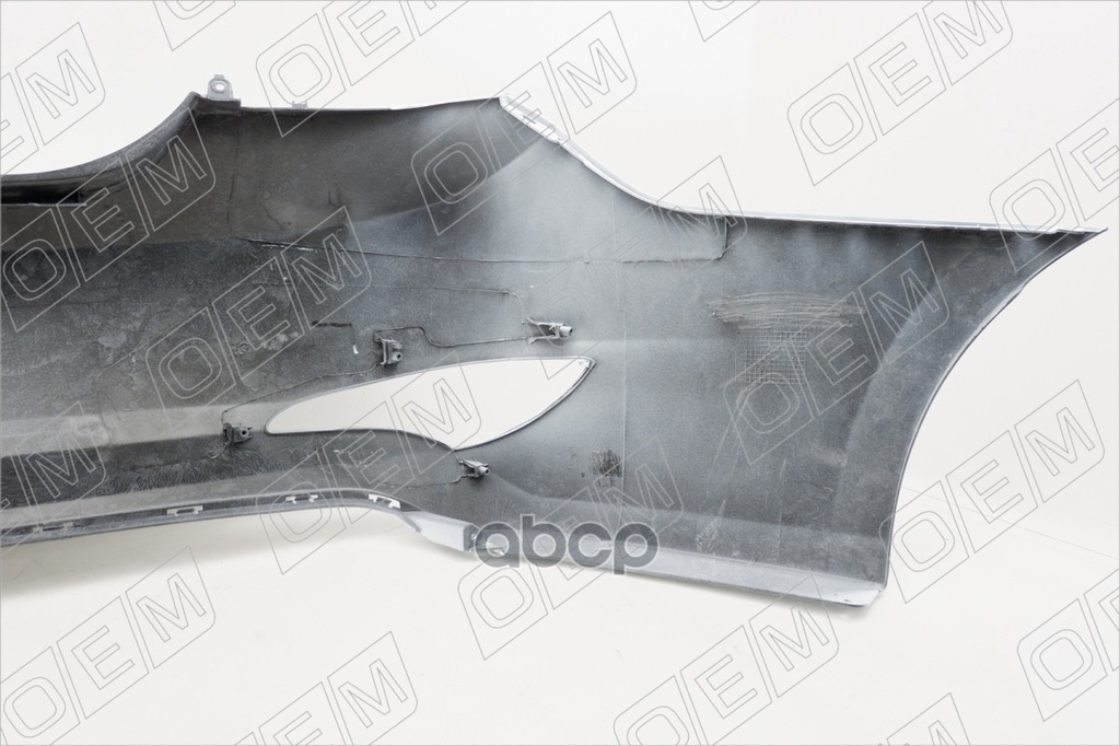 Бампер задний Hyundai Solaris 1 белый, седан, 2014-2017 O.E.M. арт. OEM0061