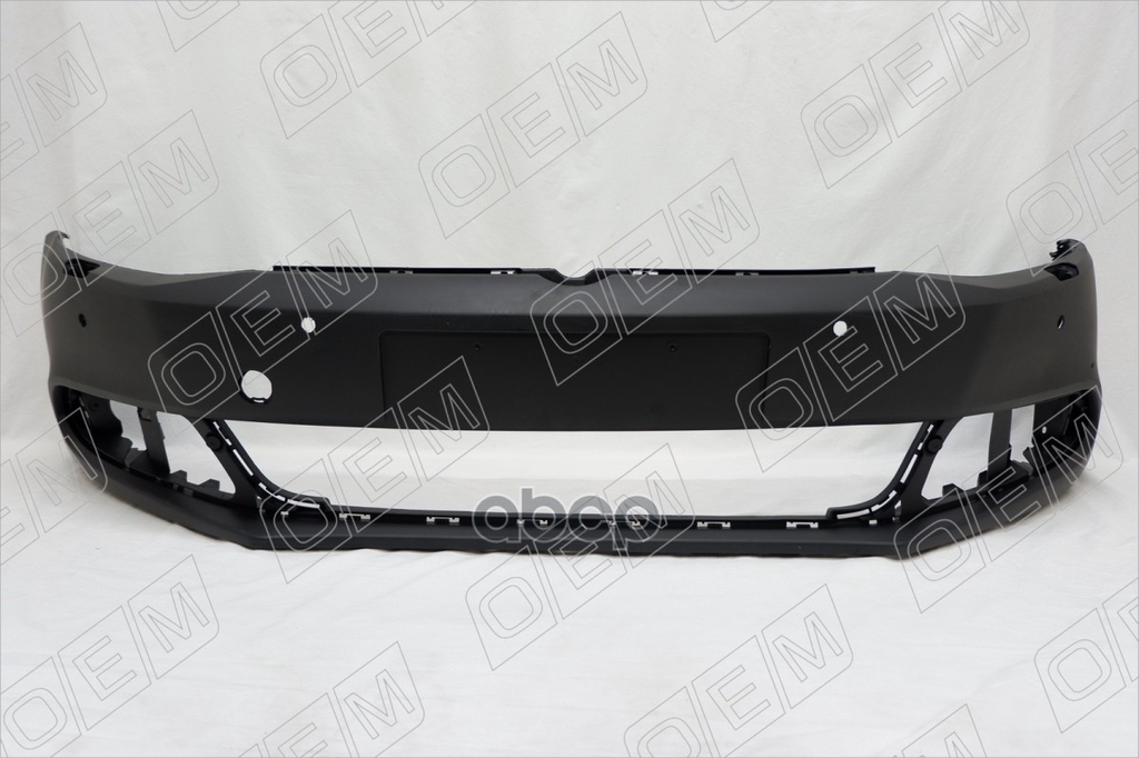 Бампер передний Volkswagen Jetta 6 2010-2015, под парктроник, под фароомыватели O.E.M. арт. OEM0181
