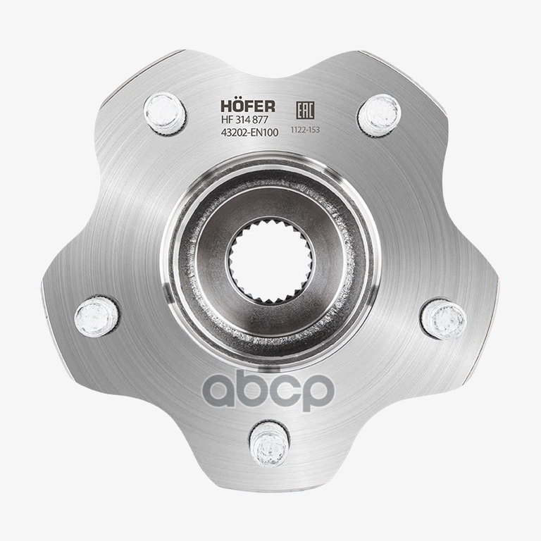 Ступица Nissan Qashqai (06-), X-Trail (07-), Renault Koleos 4WD, задн. в сб. с подш. HOFER арт. HF314877