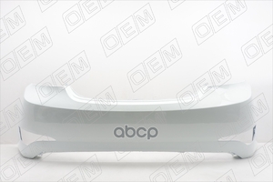 Бампер задний Hyundai Solaris 1 белый, седан, 2014-2017 O.E.M. арт. OEM0061