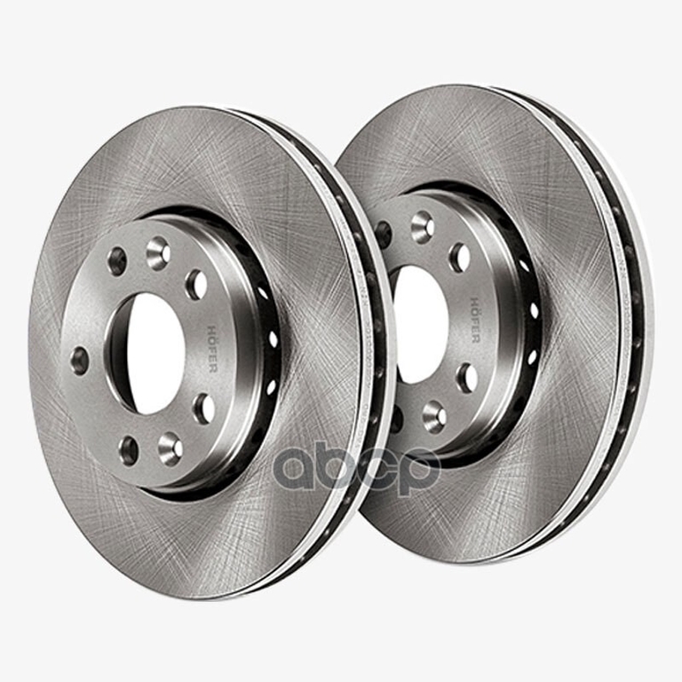 Диск переднего тормоза Renault Duster (10-) вент., 280мм (к-кт 2шт) HOFER арт. HF130280