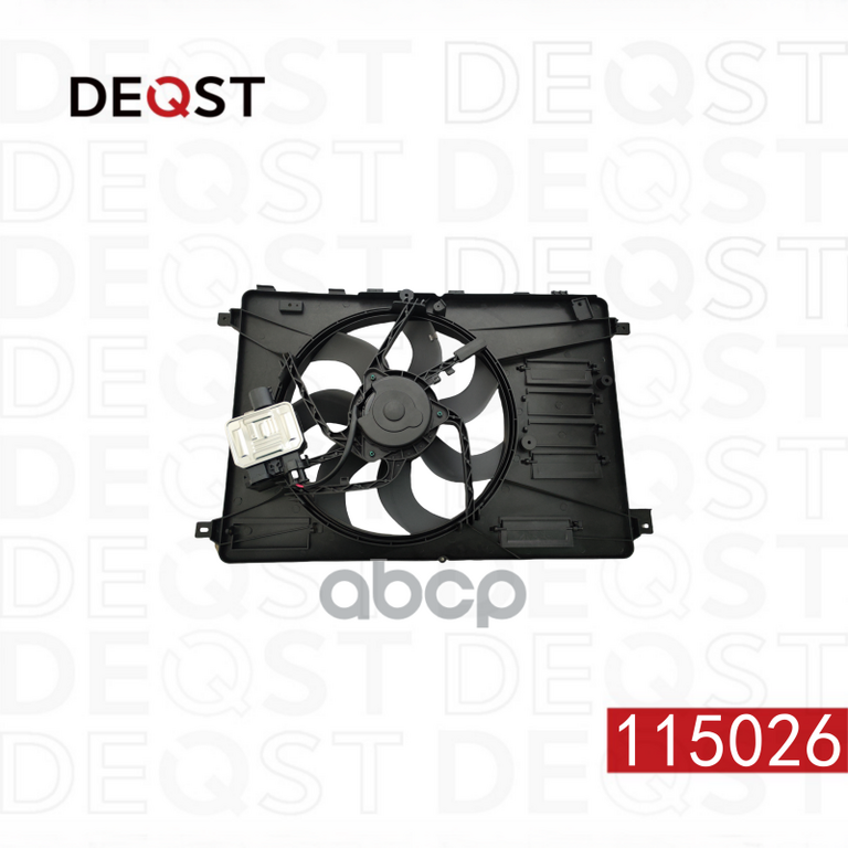 Вентилятор радиатора с диффузорам в сборе / FORD S-Max,Galaxy,Mondeo-IV,Kuga 06- DEQST арт. 115026