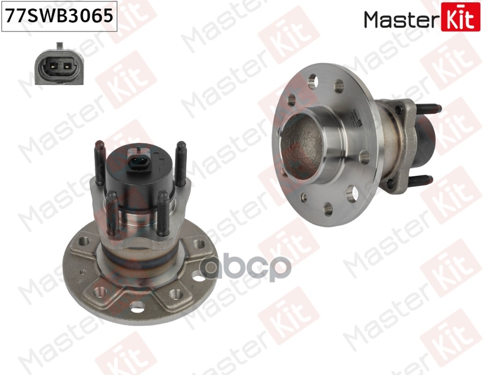 Ступица в сборе с подшипником зад. Opel ASTRA G (T98)/Saab 9-3 (YS3D) 1998 - 2009 MasterKit арт. 77SWB3065