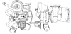 Турбокомпрессор для а/м Ford Kuga II (13-)/Volvo S60 II (10-) 1.6T (тип KP39) (LAT 1004) LUZAR арт. LAT1004