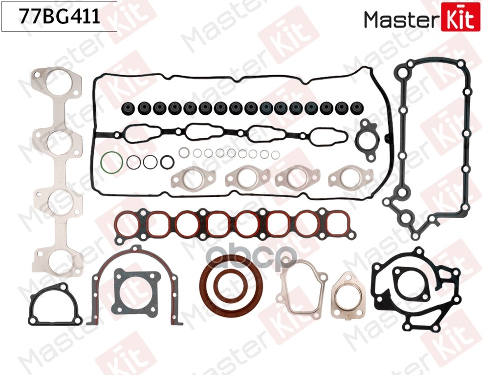Комплект прокладок Kia SORENTO I (JC) D4CB MasterKit арт. 77BG411