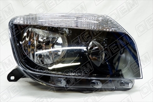 Фара правая Renault Duster 1 2011-2015, черная O.E.M. арт. OEM0118FR