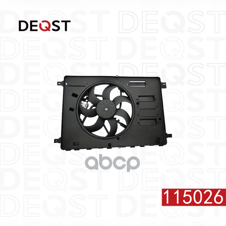Вентилятор радиатора с диффузорам в сборе / FORD S-Max,Galaxy,Mondeo-IV,Kuga 06- DEQST арт. 115026