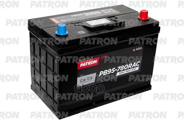 Аккумулятор PATRON ASIA 12V 95AH 780A ETN 0(R+) D31 305x171x205mm B01 21,7kg PATRON арт. PB95-780RAC