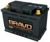 Аккумулятор Bravo [+-] п.п. 74 Ah (650А) L3 |278x175x190| АКОМ арт. 4607034730222