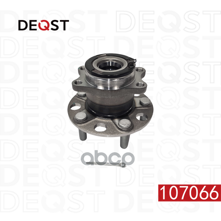 Ступица с подшипником в сборе задняя CITROEN C4/JEEP COMPAS/MITSUBISHI OUTLANDER/PEUGEOT 4007/4008 0 DEQST арт. 107066
