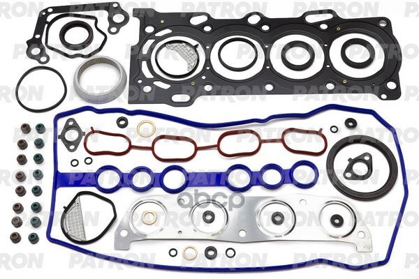 Комплект прокладок двигателя полный с прокладкой ГБЦ Toyota Corolla 1.4/1.8 16V 4ZZ-FE 00> PATRON арт. PG1-1019