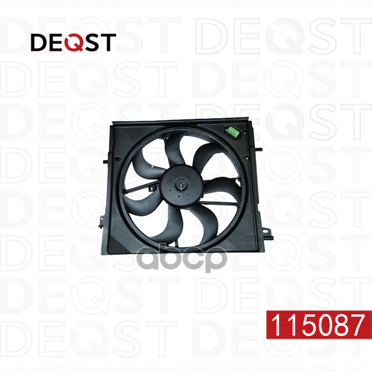 Электровентилятор NISSAN QASHQAI (J11) 12.13- 115087 DEQST арт. 115087