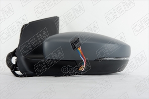 Зеркало левое Volkswagen Polo sedan 5 (2010-2020) 8 контактов, под повторитель O.E.M. арт. OEM0105ZL