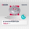 Тормозной диск задн. (с покрытием) Tesla Model S 12- MARSHALL арт. M2000754