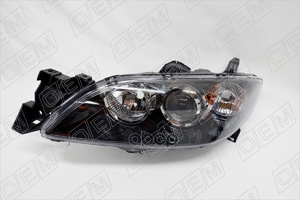 Фара левая Mazda 3 1 BK (2003-2009) седан, галоген O.E.M. арт. OEM0202FL