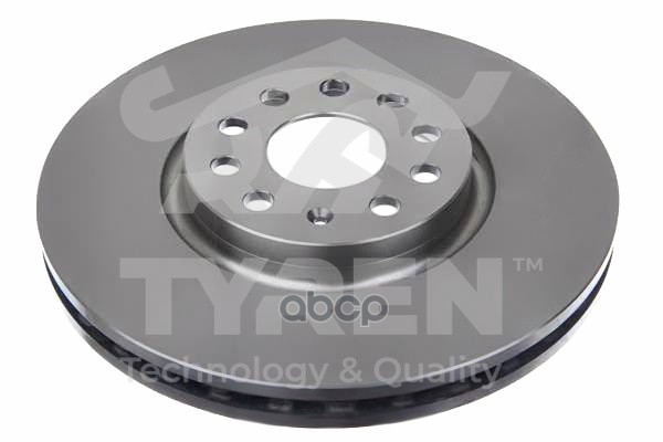 Диск тормозной передний TYREN арт. TYR1023381