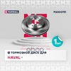 Тормозной диск задн. Haval H9 17- MARSHALL арт. M2000751