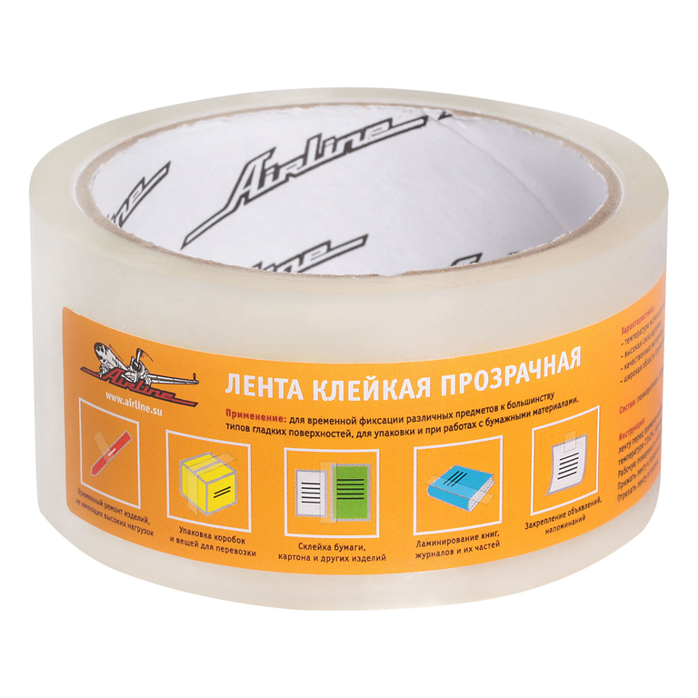 Скотч прозрачный AIRLINE AATS01