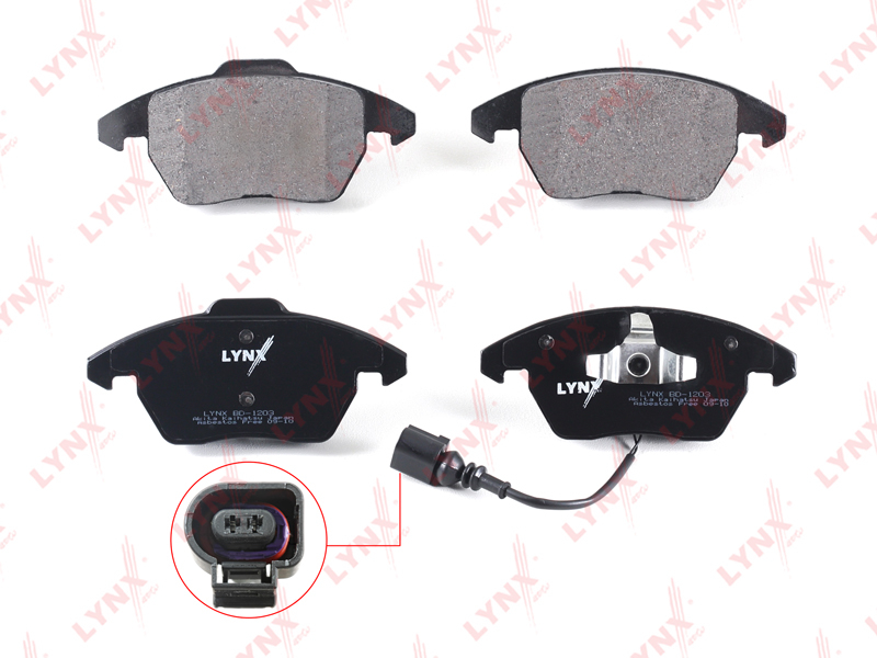 Колодки тормозные передние SCODA OCTAVIA LYNXauto BD-1203