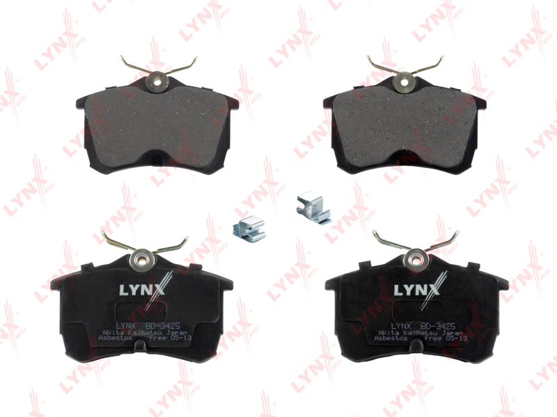 Колодки тормозные дисковые зад HONDA ACCORD LYNXauto BD-3425
